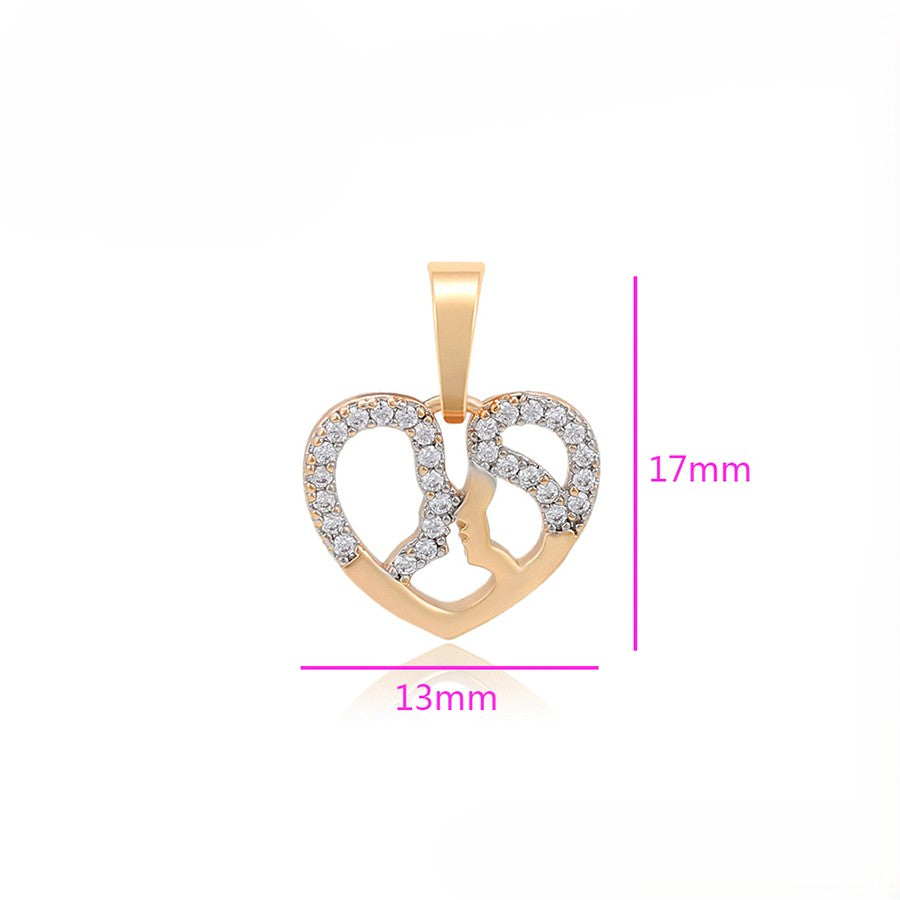 18K Gold Plated Heart Pendant image 2