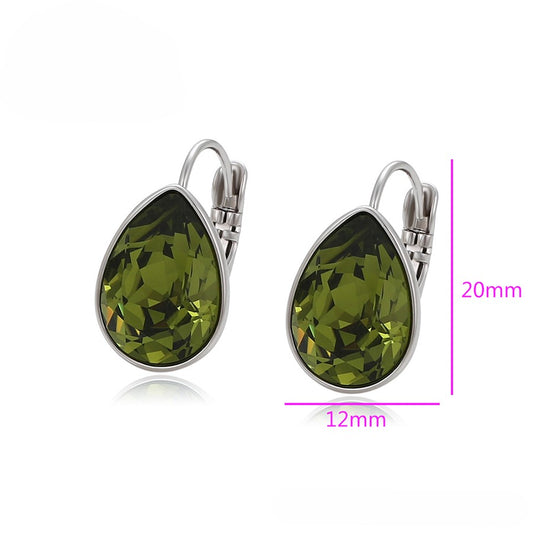 Simple platinum plated earring image 0