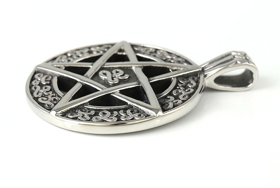 Sterling Silver Celtic Knot Pentagram Pendant image 5