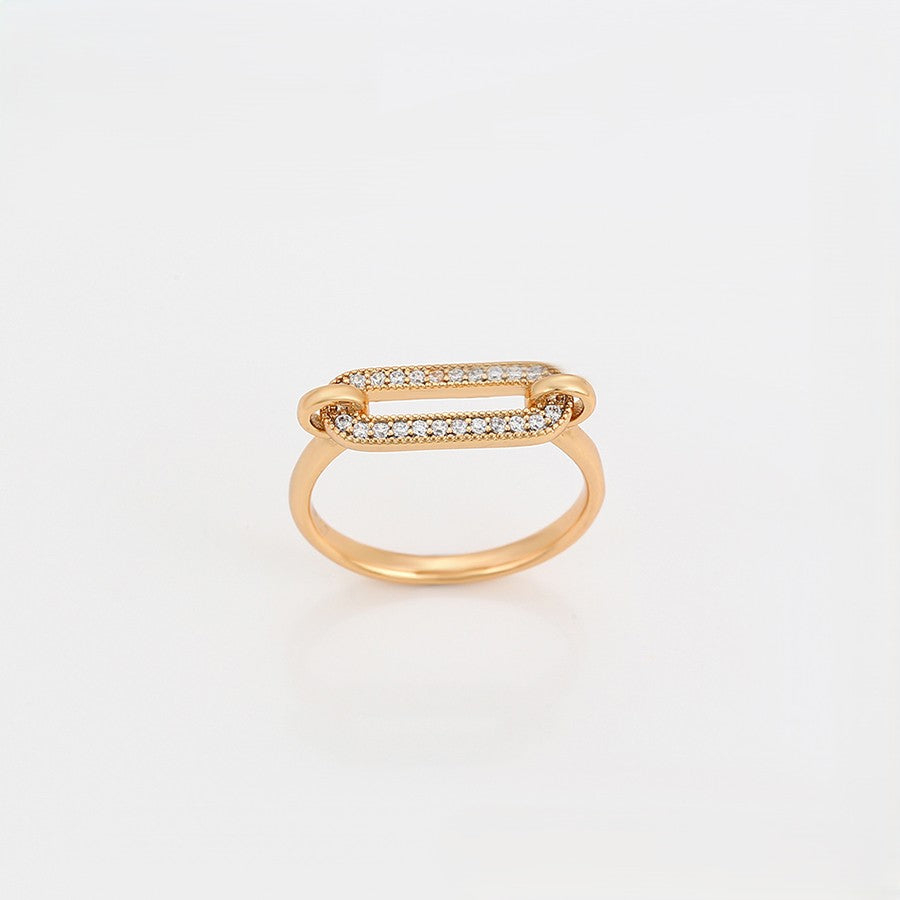 14K Gold Plated Paperclip Style Jewelry Set image 2