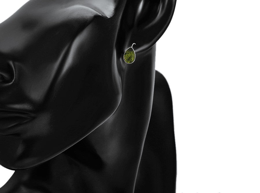 Simple platinum plated earring image 6