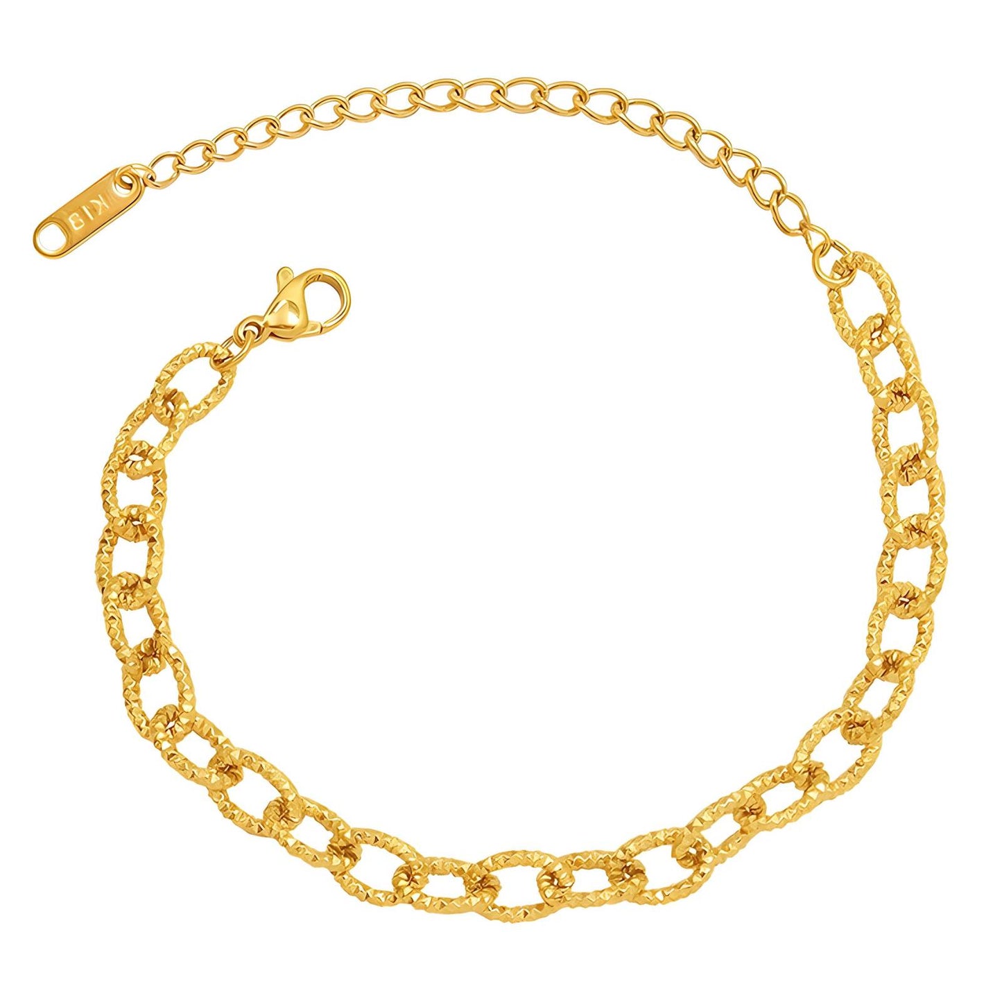 18K gold plated Stainless steel bracelet image 0