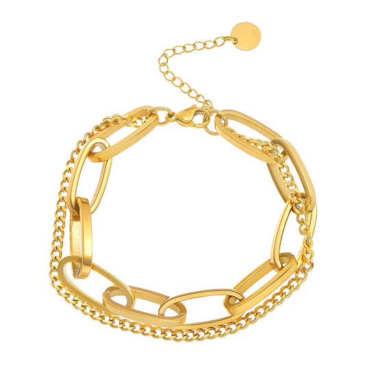 18K gold plated Stainless steel bracelet image 0