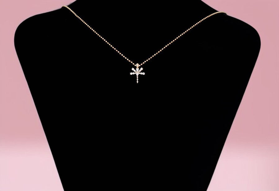 18K Gold Plated Dragonfly Pendant image 3