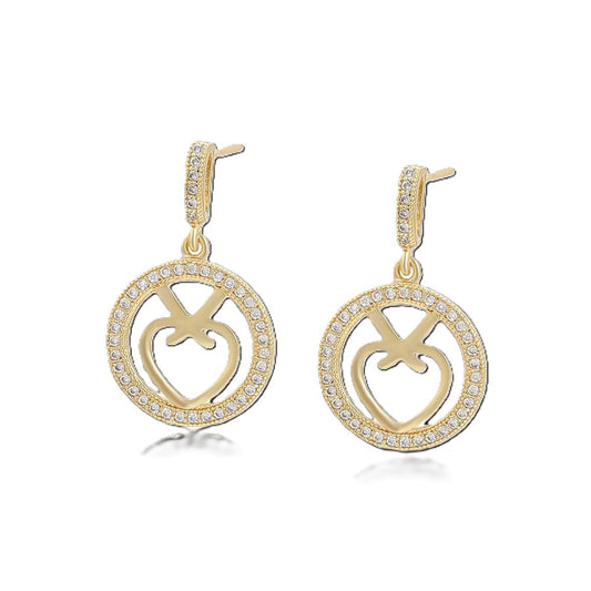 14K gold plated color heart earrings, and let your confidence shine! 💫 image 0